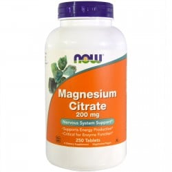 Magnesium Citraat 200mg - 250 tablets - NOW Foods - Bodystore.nl